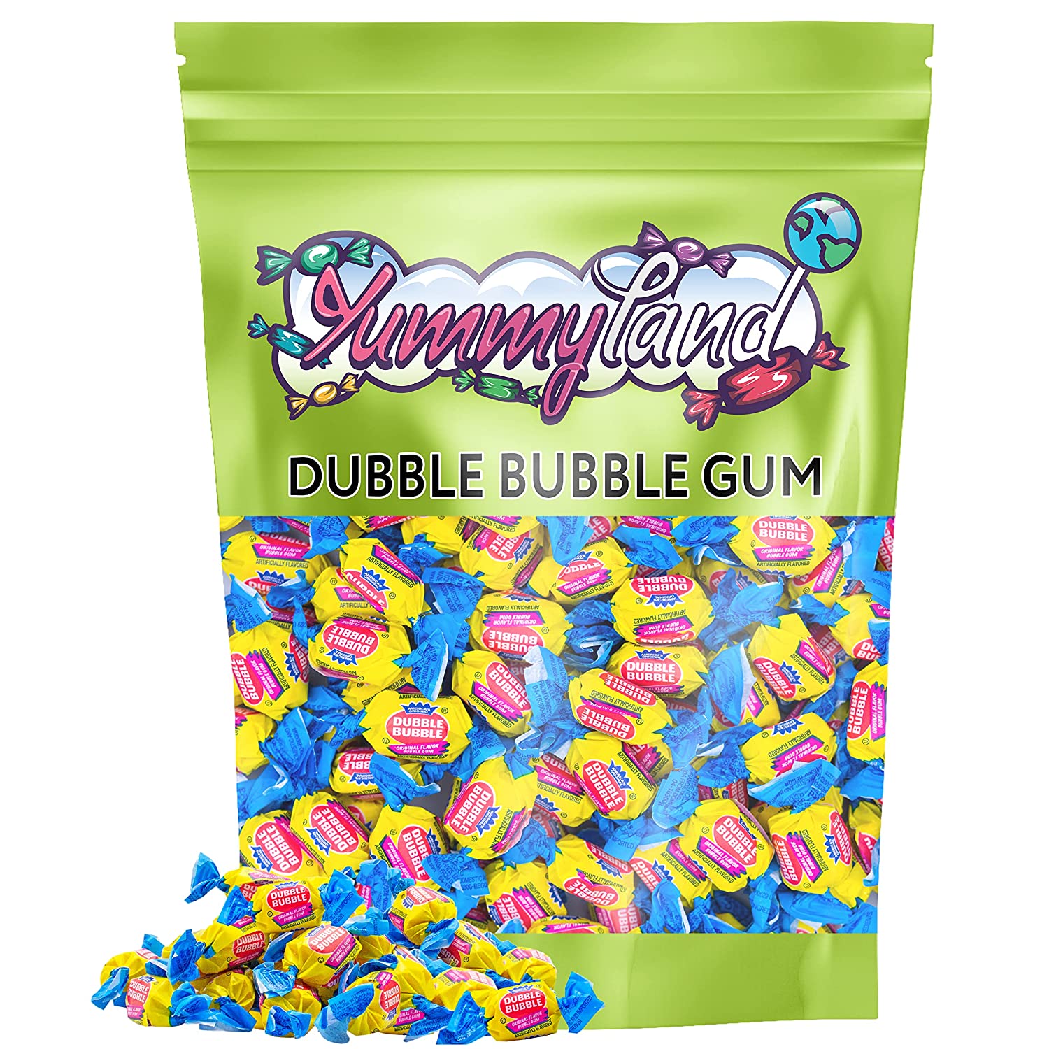 Dubble Bubble – Original Twist Wrapped Dubble Bubble Gum - 2 lbs