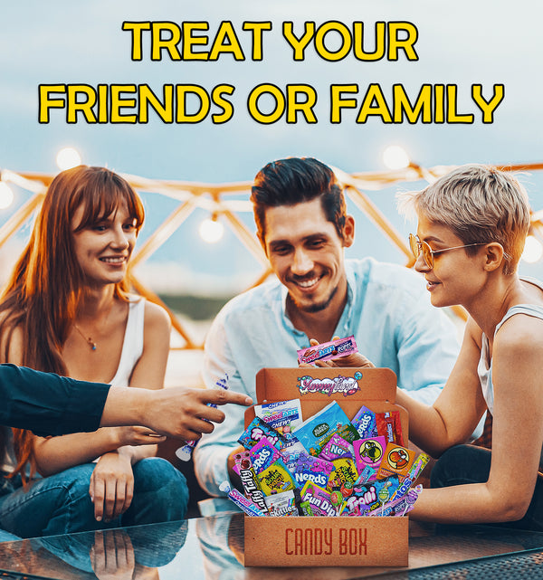 Assorted Candy Mix Bulk Box Variety Pack, Party Candy Mix for Everyone - Fun Size, Individually Wrapped Minis Candy - 4.5 LBS